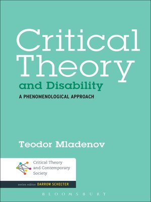 cover image of Critical Theory and Disability